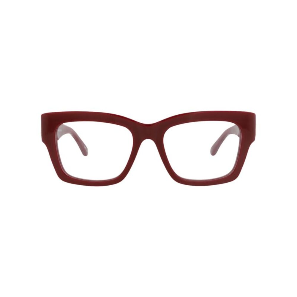 Balenciaga Square-Frame Recycled Acetate Optical Frames Red Womens - Picture 1 of 6
